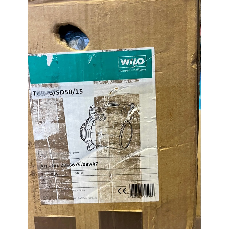 Wilo Pump Replacement Head Top-S/SD 50/15 RMOT 2046674 400v #4022