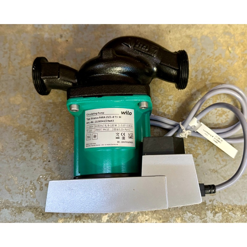 Wilo Stratos PARA 25/1-8 T3 IH Circulating Pump 2138545 230v #4208