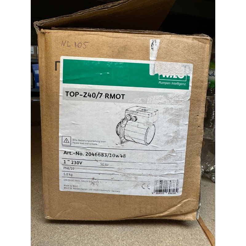 Wilo TOP-Z40/7 EM GG/RG RMOT Replacement Head 2046683 #NL105