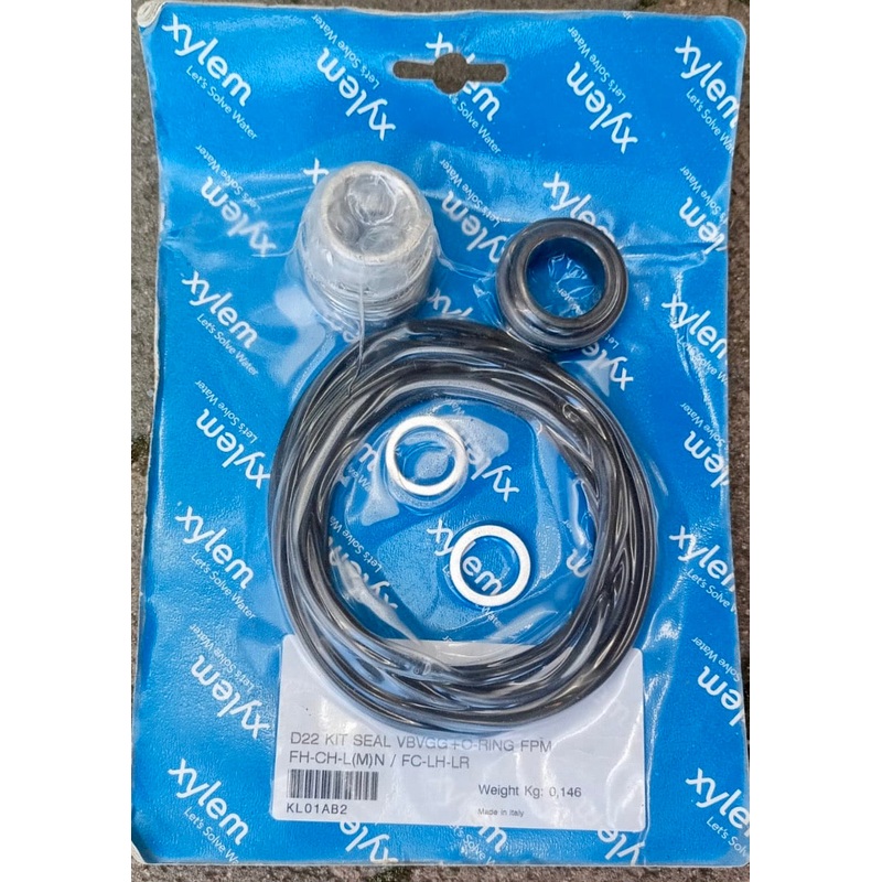 XYLEM LOWARA Mechanical Seal & O-Ring Kit Car/Cer/FPM 22mm KL01AB2 #4260