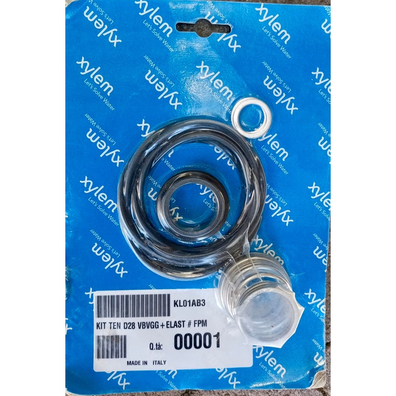 XYLEM LOWARA Mechanical Seal & O-Ring Kit Car/Cer/FPM 28mm KL01AB3 #4258
