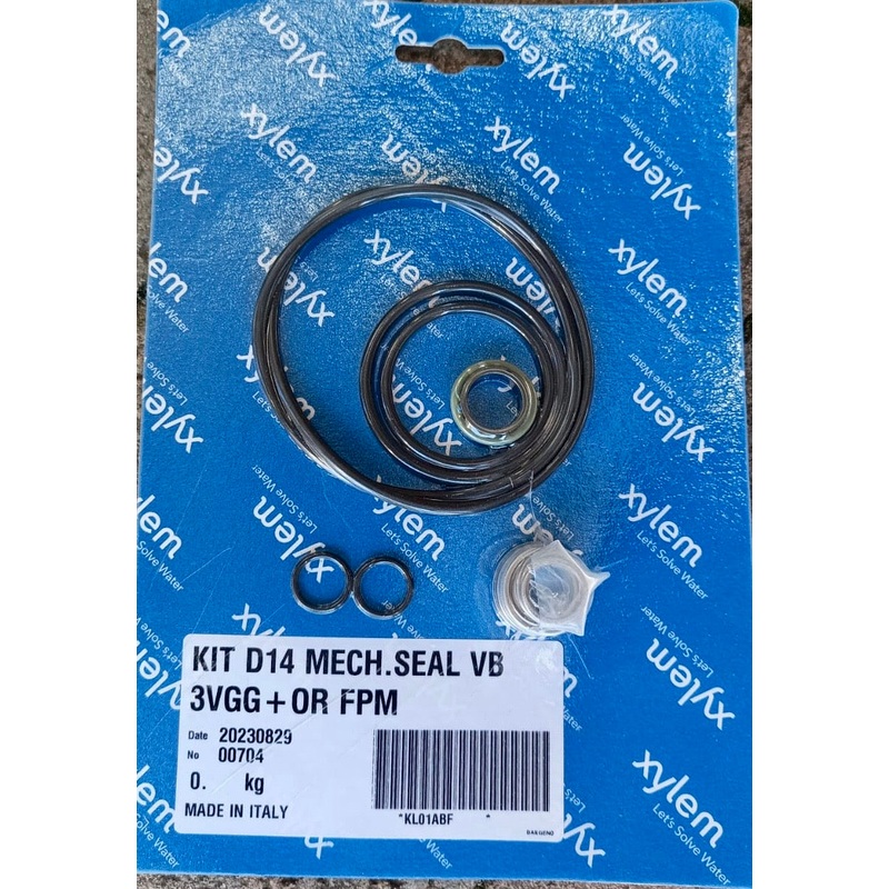 XYLEM LOWARA Mechanical Seal & O-Ring Kit CEA CEK Standard FPM 14mm KL01ABF #4265