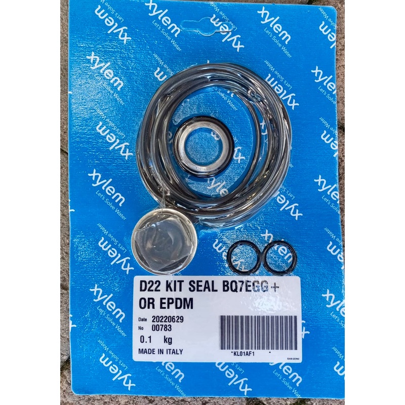 XYLEM LOWARA Mechanical Seal & O-Ring Kit e-NSC e-LNE e-LNT Standard 22mm KL01AF1 #4273