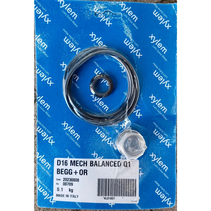 XYLEM LOWARA Mechanical Seal & O-Ring Kit e-SV 10/15/22 >5.5kW 28mm KL01AD7 #4255