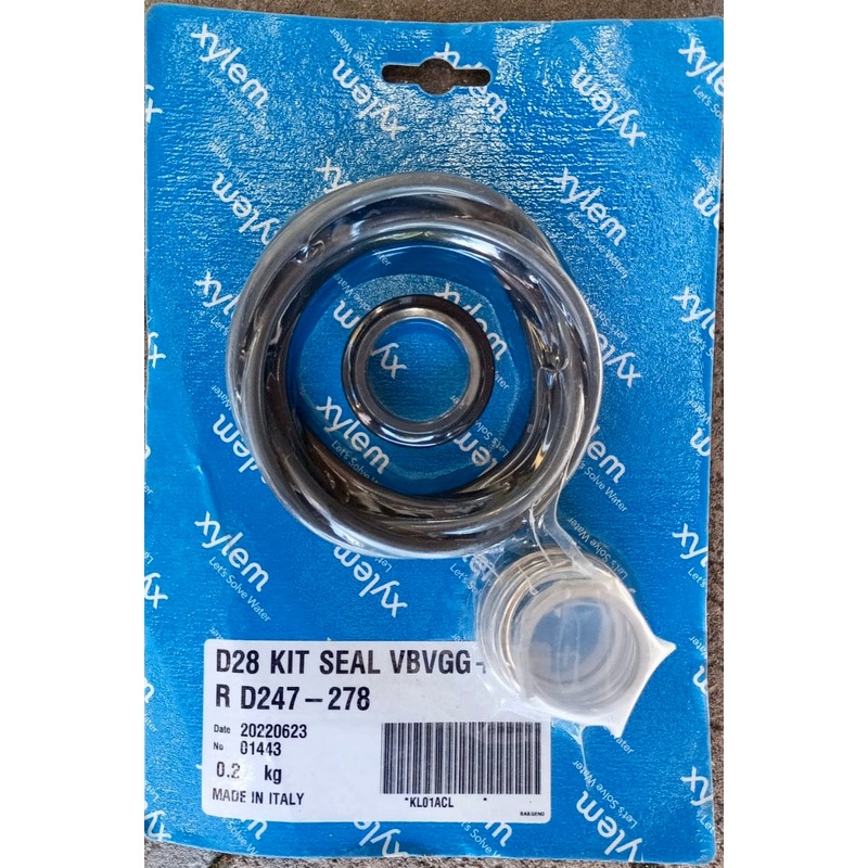 XYLEM LOWARA Mechanical Seal & O-Ring Kit SHE SHS e-SH Standard 28mm KL01ACL #4268