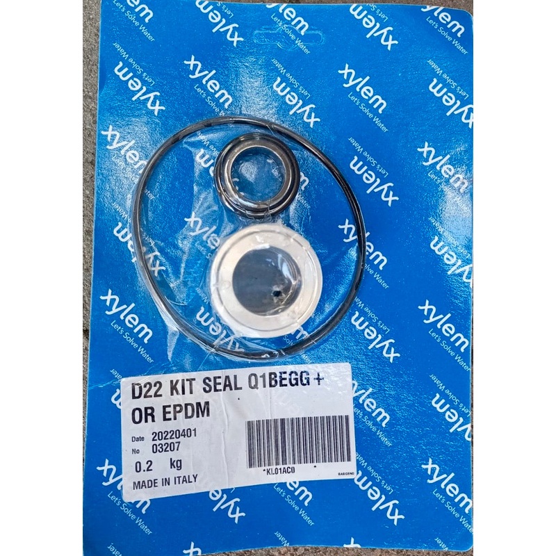 XYLEM LOWARA Mechanical Seal & O-Ring Kit SK11 – ESV33-46-66-92-125 (SiC/Car) 22mm KL01AC0 #4264