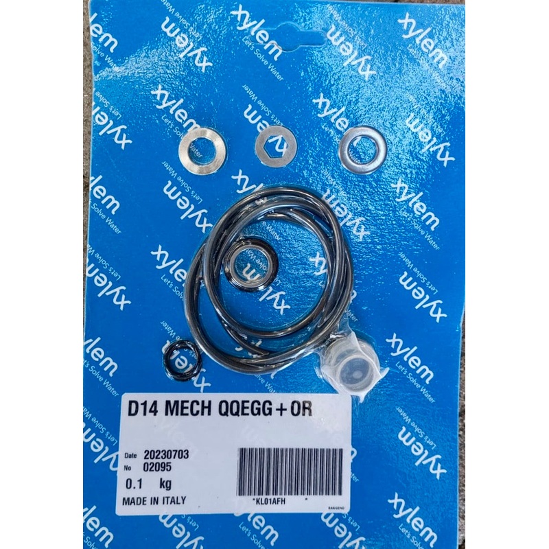 XYLEM LOWARA Mechanical Seal (SiC/SiC/EP) & O-Ring Kit 1-3-5HM  (Sleeve) KL01AFH D1 QQEGG #4248