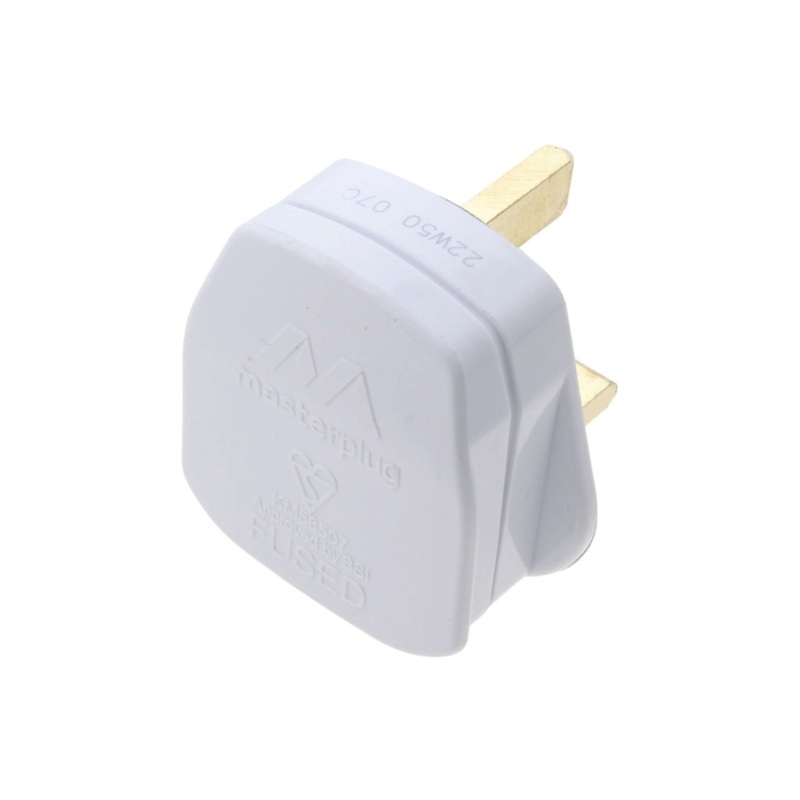 Masterplug 13a Plug – White – PT13W-01