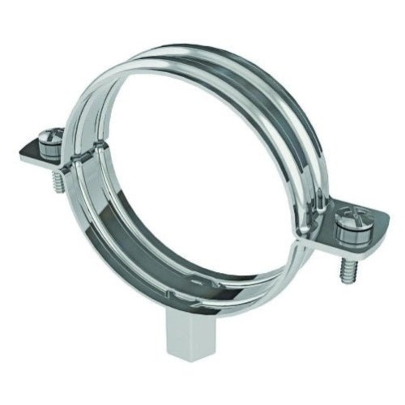 BZP Unlined Pipe Clamp With M8/M10 Boss