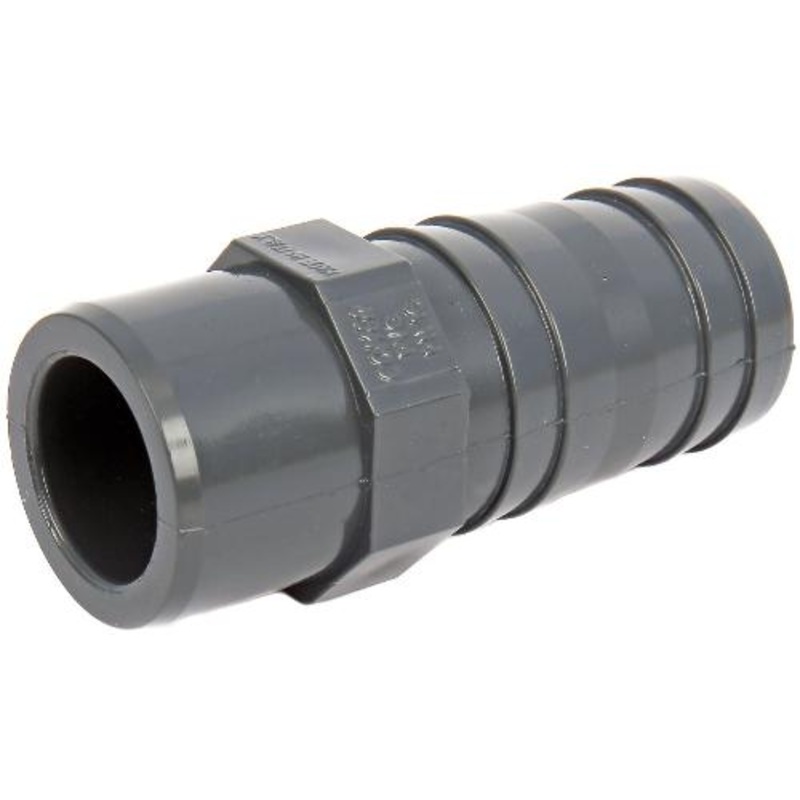 uPVC Plain Hose Tail|1/2″ (21.4mm) x 20mm barb|3/4″ (26.7mm) x 25mm barb|1″ (33.6mm) x 32mm barb|1 1/4″ (42.2mm) x 40mm barb|1 1/2″ (48.3mm) x 50mm barb|2″ (60.3mm) x 60mm barb