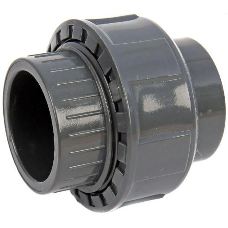 uPVC Plain Union|1/2″ (21.4mm)|3/4″ (26.7mm)|1″ (33.6mm)|1 1/4″ (42.2mm)|1 1/2″ (48.3mm)|2″ (60.3mm)|2 1/2″ (75.2mm)|3″ (88.9mm)|4″ (114.3mm)