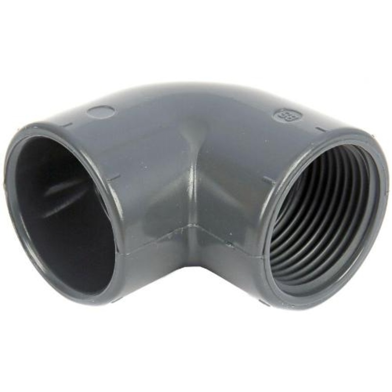 uPVC Plain x Threaded 90 Elbow