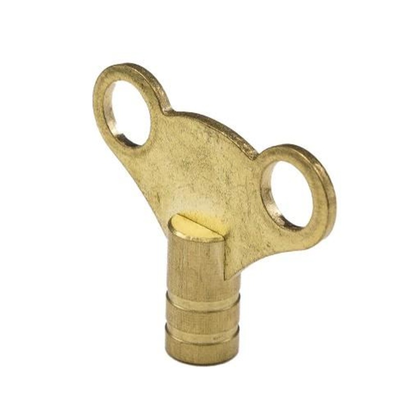 Brass Clock Type Radiator Key