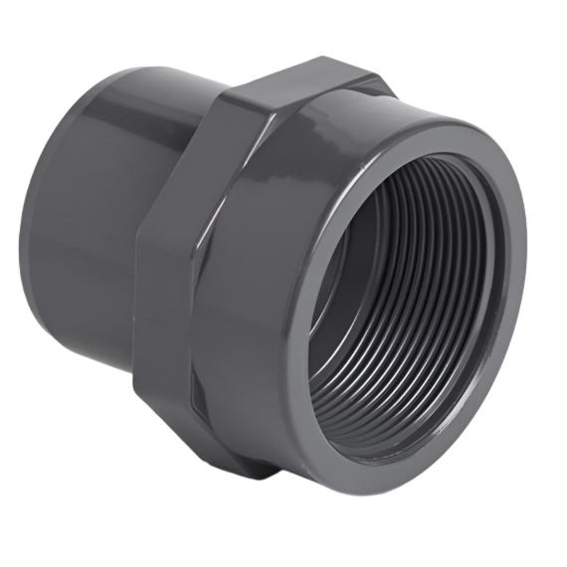 uPVC Male Plain x Female Threaded Adaptor
