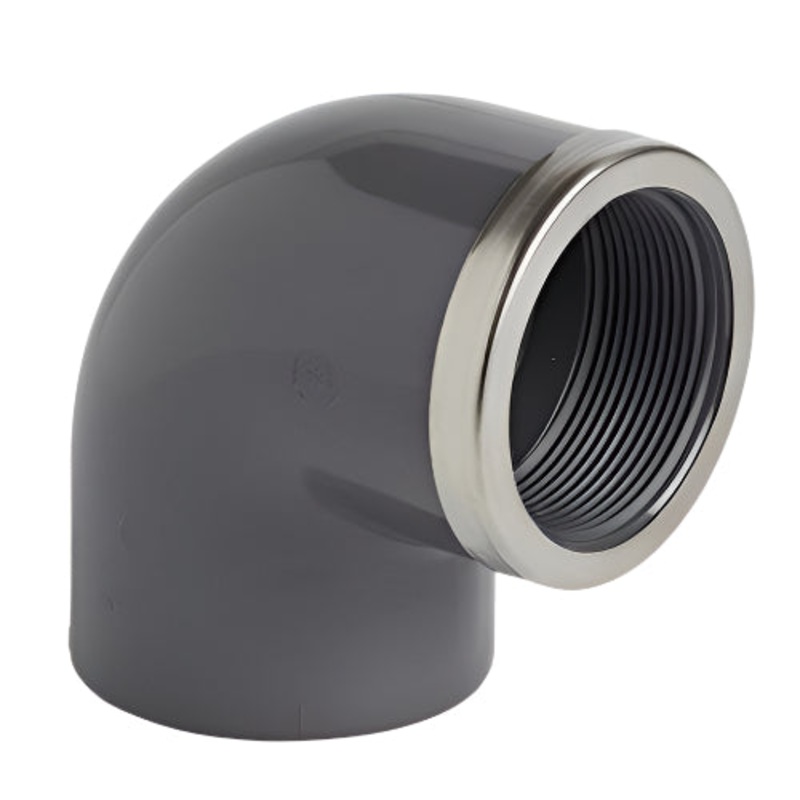 uPVC Plain/Threaded Reinforced 90Elbow
