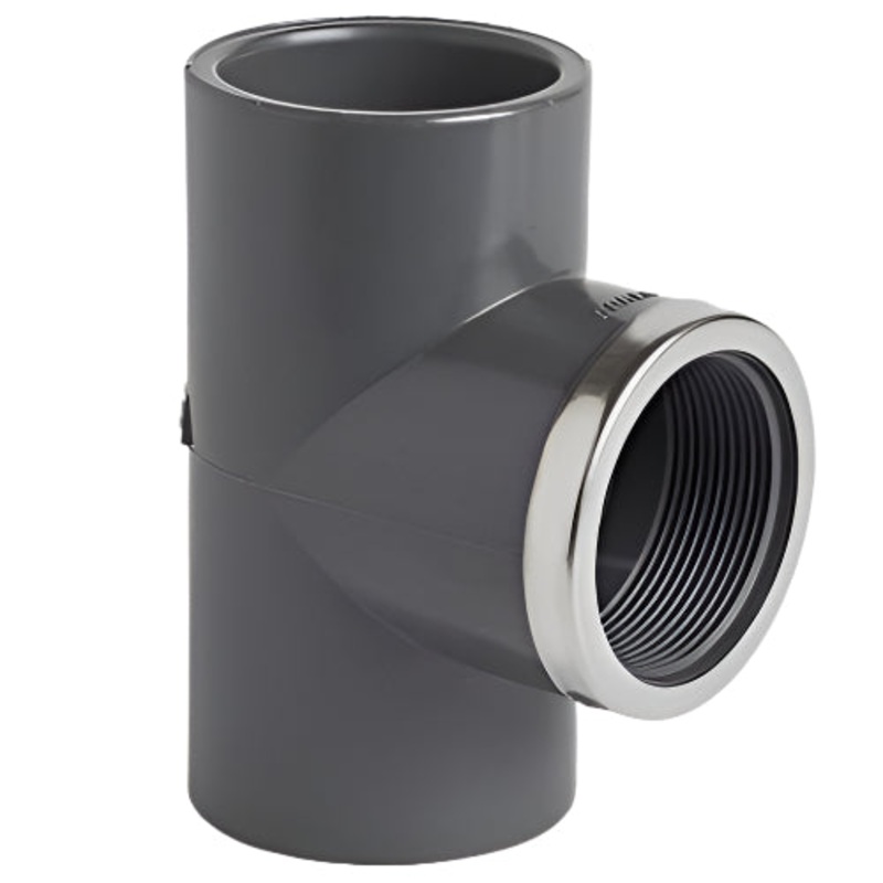 uPVC Plain/Threaded Reinforced Tee