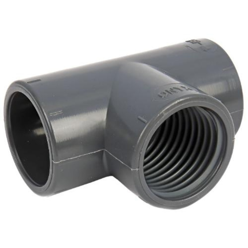 uPVC Plain/Threaded Tee On Branch