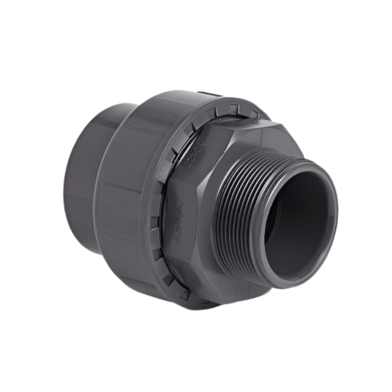 uPVC Plain/Threaded Union – Male Thread One End