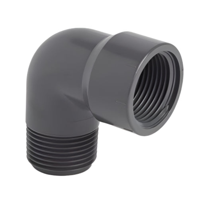 uPVC Threaded Male x Female 90 Elbow