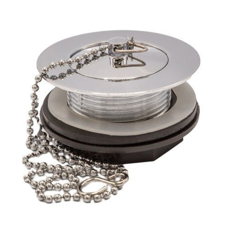 1 1/2 Chrome Plated Stubby Bath Waste