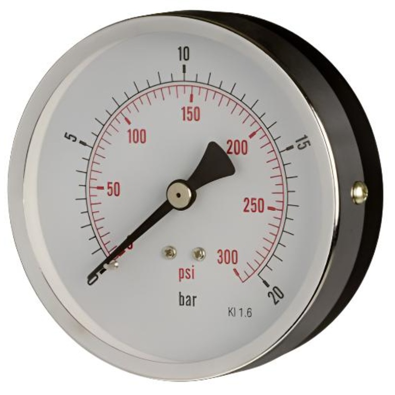 Pressure Gauge – 50mm Dial – 1/8 Centre Back Entry