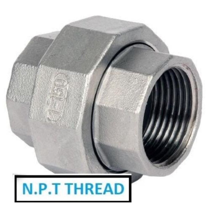 Stainless Steel 316 Conical Seat Union – NPT