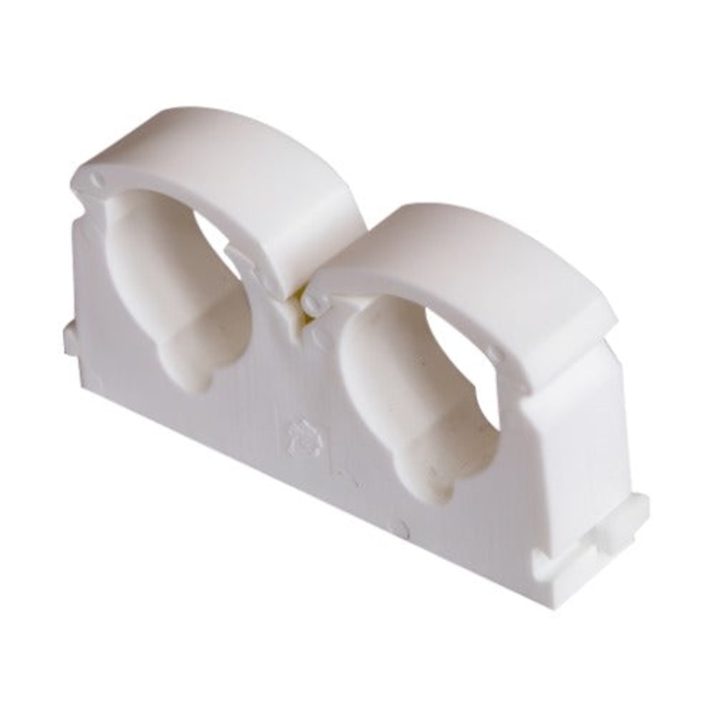 White Double Hinged Clip – Pack Of 10