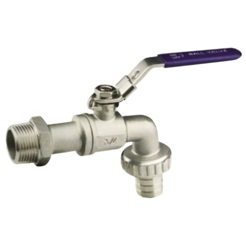Stainless Steel 316 BSPP Bib Tap – Lockable