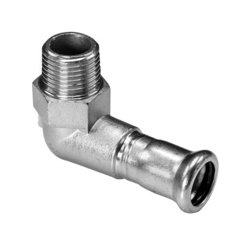 Stainless Steel 316 Press Male Iron Elbow