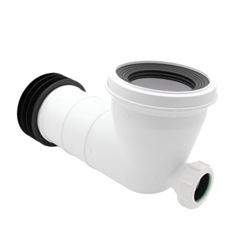 Bent Pan Connector w/ Outlet Boss – 303mm-1 1/4