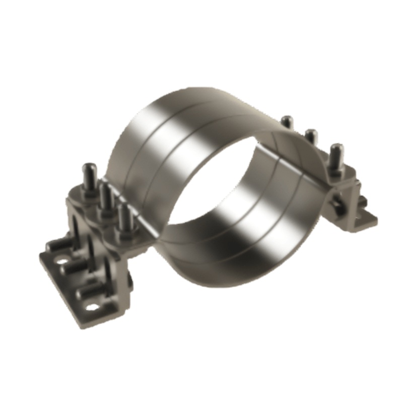 BZP Mild Steel 3 Band Adjustable Anchor Brackets (Imperial Pipe Size)