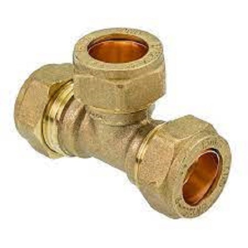 Compression EQUAL TEE|22mm|15mm