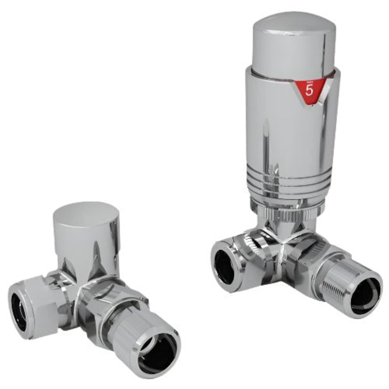 Corner TRV & Lockshield Pack|Anthracite|Black|Brushed Brass|Brushed Bronze|Brushed Gunmetal|Brushed Nickel|Chrome|RAL7012|White