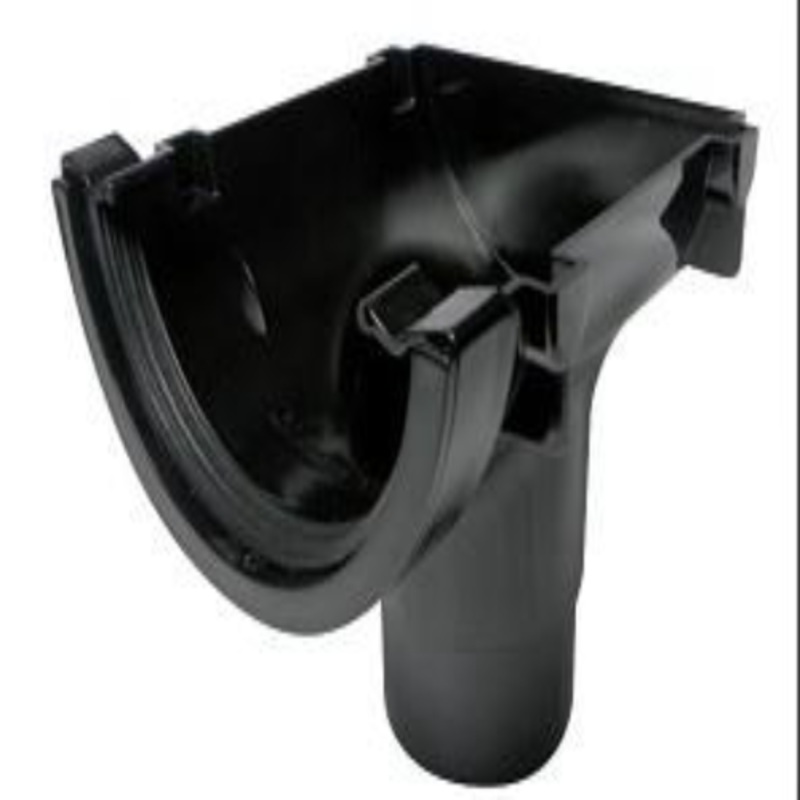 HALF ROUND STOPEND OUTLET|White|Black