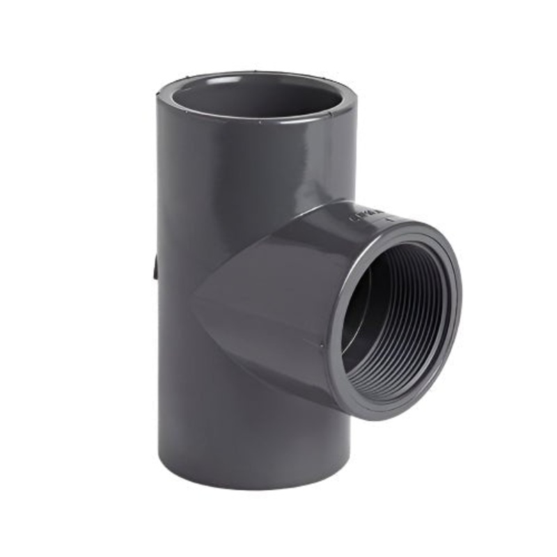uPVC Metric Plain/Threaded Equal Tee