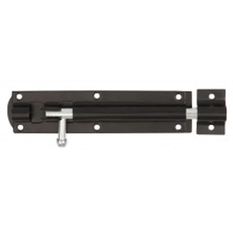 923A STRAIGHT TOWER BOLT BLACK 6