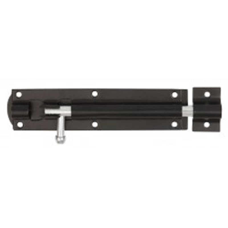 923A STRAIGHT TOWER BOLT BLACK 8