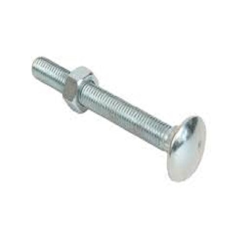 CUP SQ HEX BOLTS & NUTS BZP M10x130