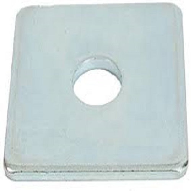 SQUARE PLATE WASHER BZP 50x50x3mm 10mm