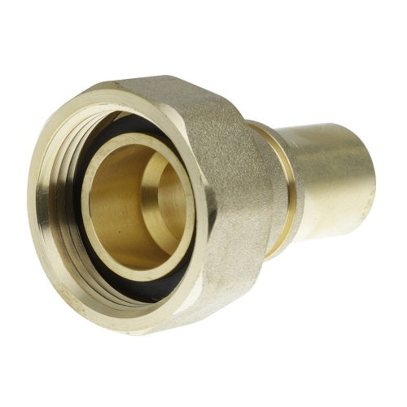 1 X 22MM GAS METRE UNION & WASHER WITH GROOVE