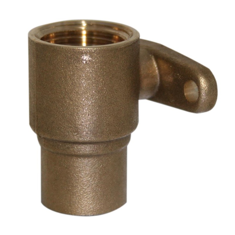 15MM X 1/2 GAS WALL PLATE STRAIGHT TAPER