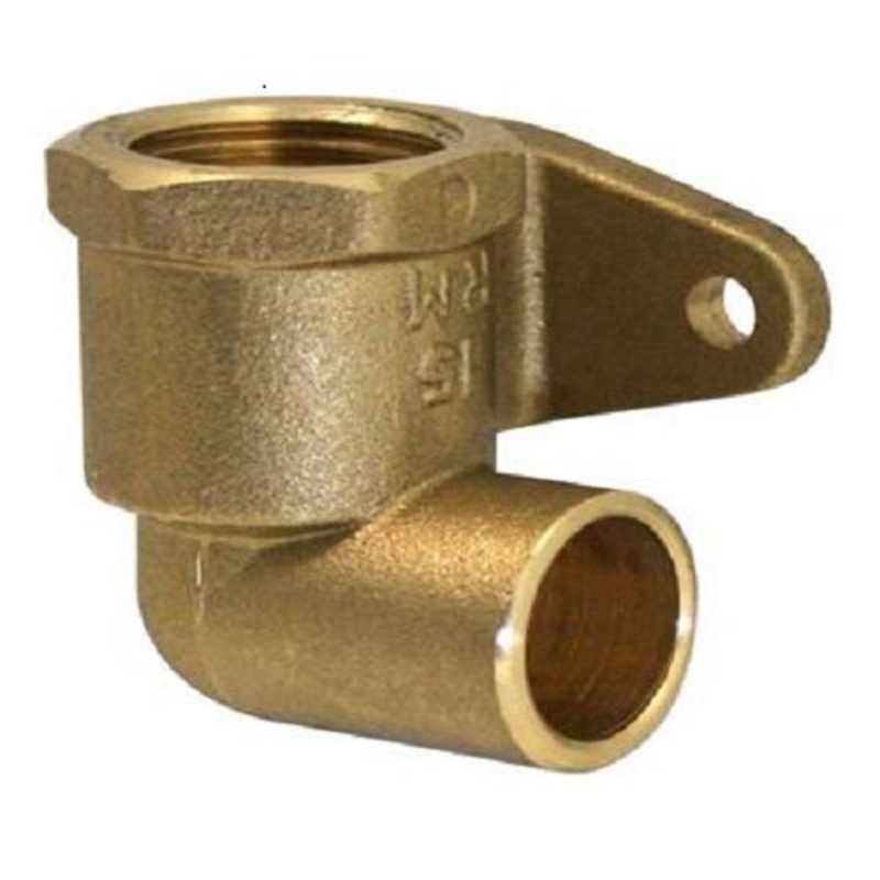 15MM X 1/2GAS WALL PLATE WITH SIDE STRAP/ENTRY