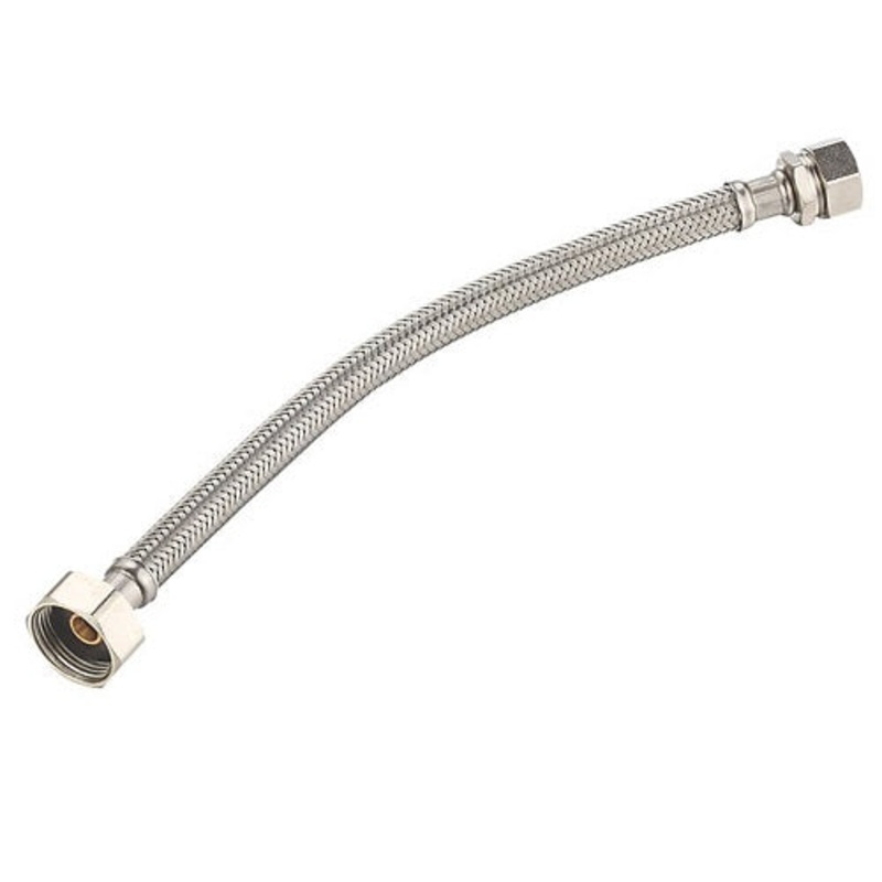 15MM X 3/4 FLEXIBLE TAP CONNECTOR 300MM