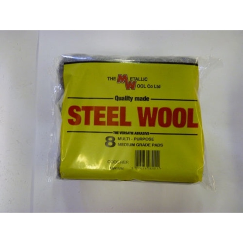 STEEL WOOL 8 X 20G PAD PACK