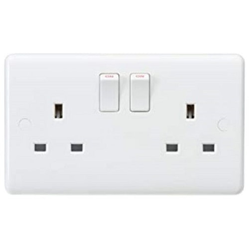 13A 2 GANG SWITCH SOCKET SP