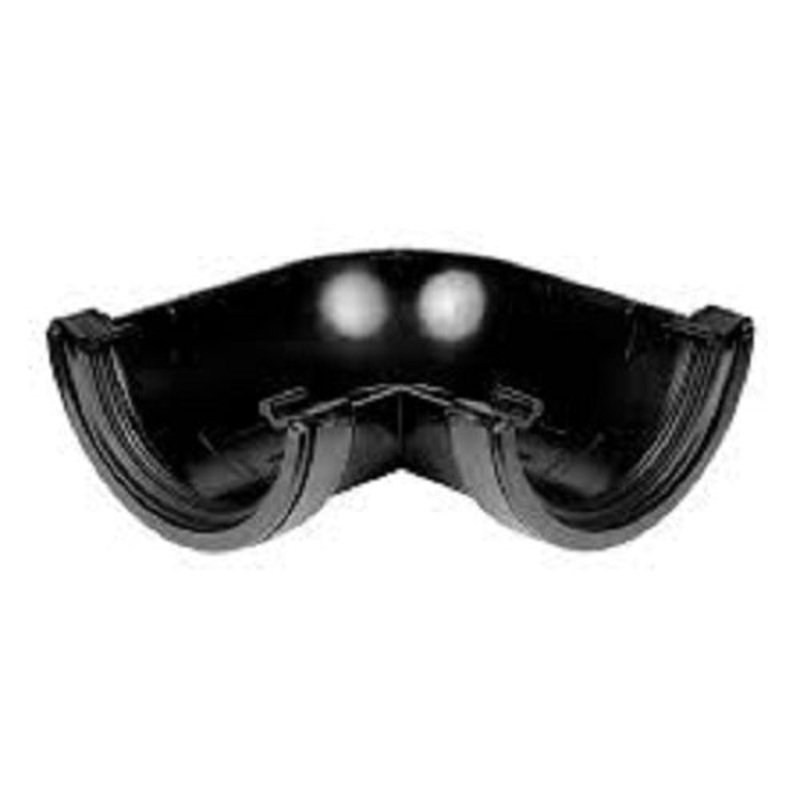 HALF ROUND 90 ANGLE|Black|White