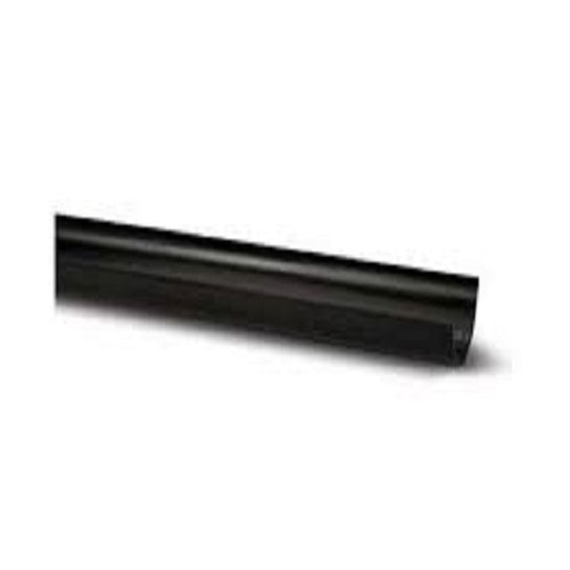 HALF ROUND GUTTER 4M|Black|White
