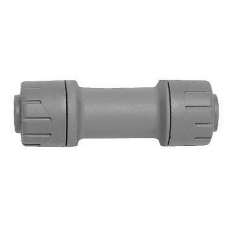 Polyplumb straight coupler|15mm|22mm