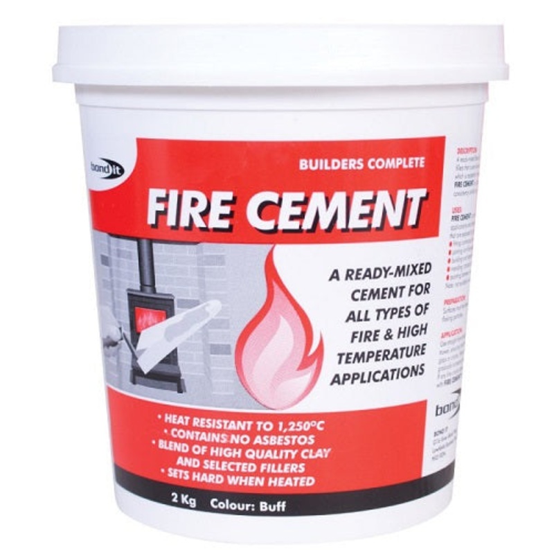 READY MIXED FIRE CEMENT|Buff