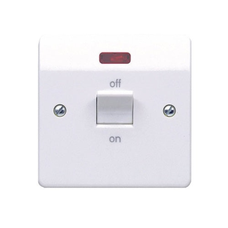 32 Amp DP Switch – Sq (MK K5105WHI )